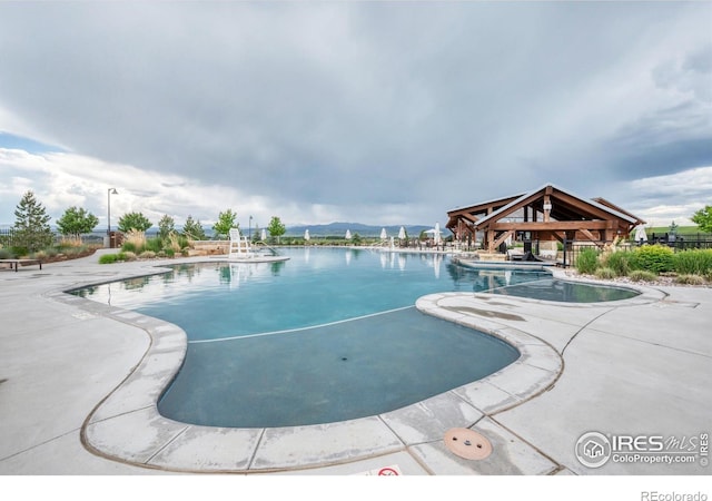 1550 Harebell St, Berthoud, CO 80513 - community pool with a patio