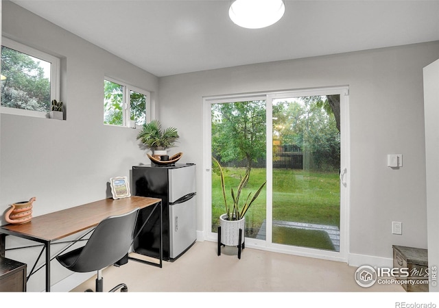 7146 Petursdale Ct, Boulder, CO 80301 - office space featuring concrete floors and baseboards