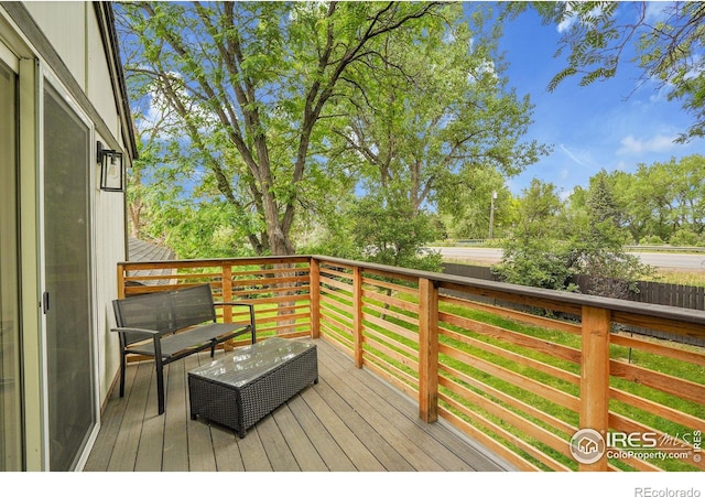 7146 Petursdale Ct, Boulder, CO 80301 - view of wooden deck