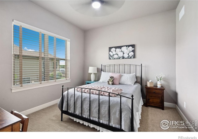 2055 Vineyard Dr, Windsor, CO 80550 - bedroom featuring carpet floors and ceiling fan