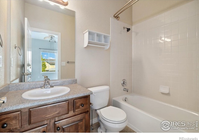 2133 Katahdin Dr, Fort Collins, CO 80525 - bathroom with vanity and shower / washtub combination