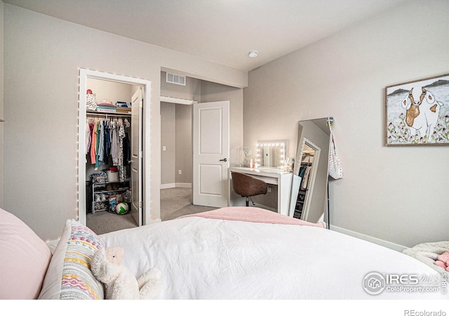 2716 San Cristobal Ct, Timnath, CO 80547 - bedroom with carpet floors, a walk in closet, and a closet