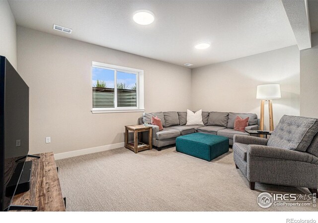 2716 San Cristobal Ct, Timnath, CO 80547 - carpeted living room featuring baseboards