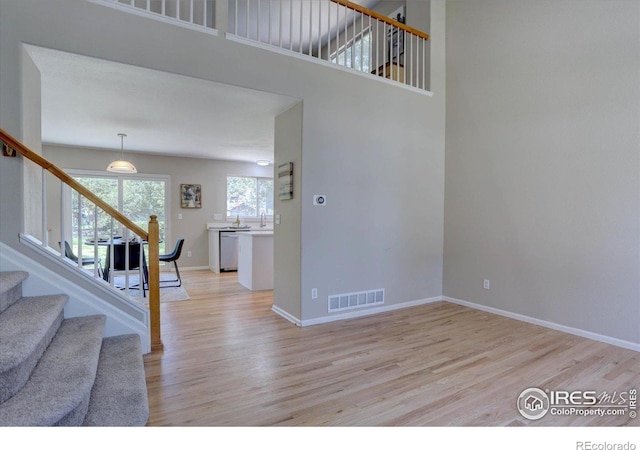 13382 Franklin St, Thornton, CO 80241 - stairs with wood finished floors