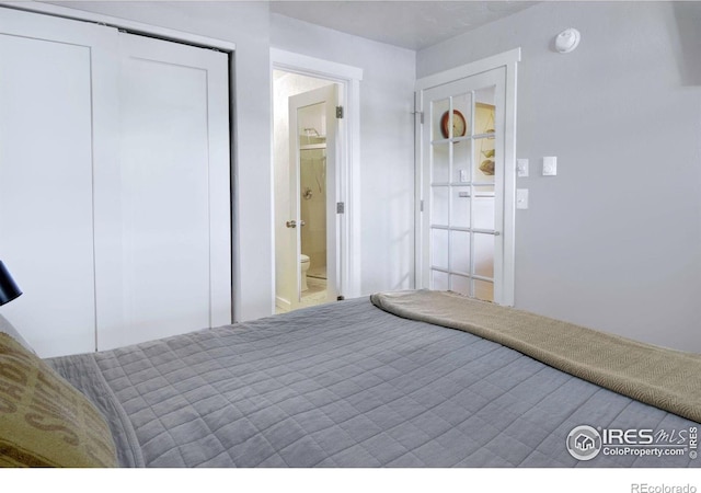 2636 Juniper Ave Unit 1, Boulder, CO 80304 - unfurnished bedroom featuring a closet and ensuite bathroom