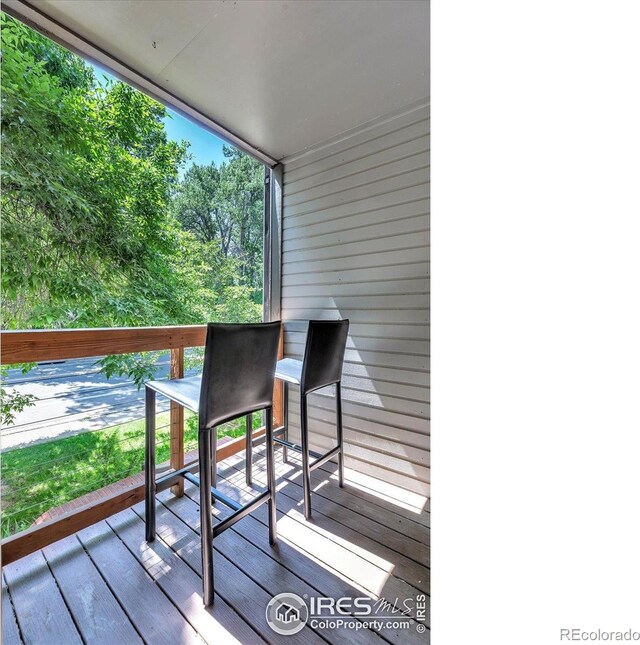 910 Portland Pl Unit 7, Boulder, CO 80304 - view of wooden deck