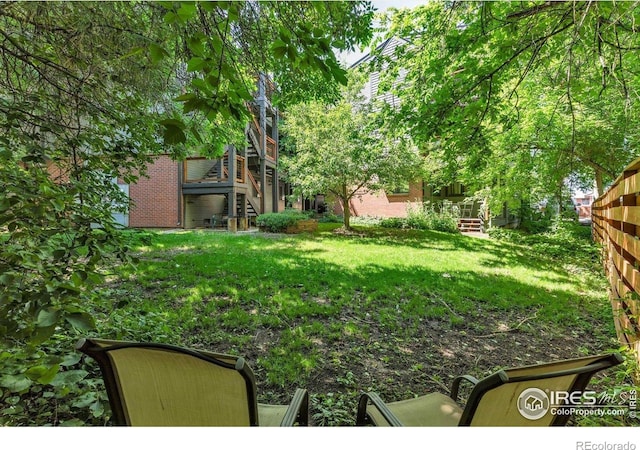 910 Portland Pl Unit 7, Boulder, CO 80304 - view of green lawn with stairs
