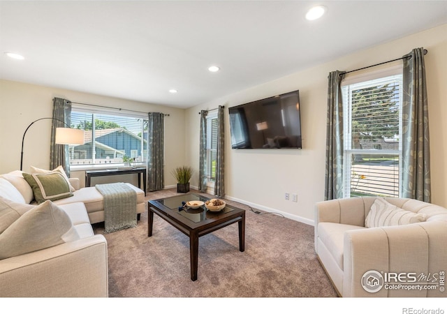 40 Walter Way, Broomfield, CO 80020 - carpeted living room with recessed lighting