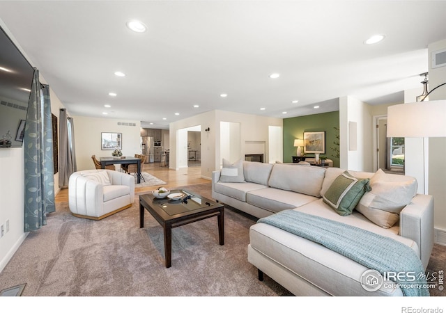 40 Walter Way, Broomfield, CO 80020 - living area with recessed lighting and carpet
