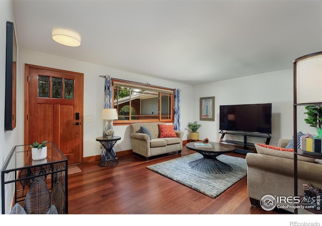 7459 Mount Meeker Rd, Longmont, CO 80503 - living area featuring wood finished floors