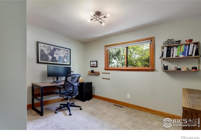 7459 Mount Meeker Rd, Longmont, CO 80503 - carpeted office space with baseboards