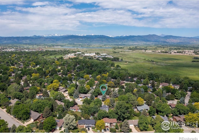 7459 Mount Meeker Rd, Longmont, CO 80503 - bird's eye view of a mountain backdrop