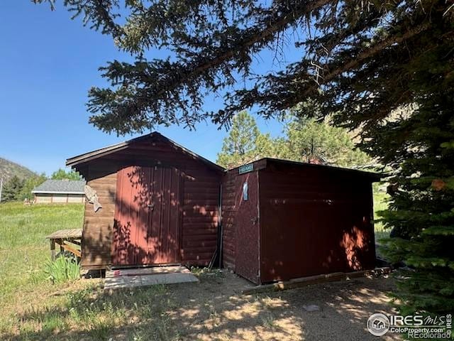 110 Meadow Ln, Bellvue, CO 80512 - view of shed