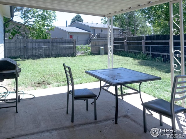 2037 Wedgewood Ct, Greeley, CO 80631 - fenced backyard with a patio and area for grilling