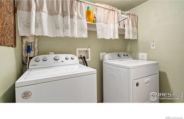 1817 15th Ave, Greeley, CO 80631 - washroom with separate washer and dryer