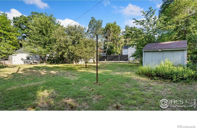 1817 15th Ave, Greeley, CO 80631 - view of yard featuring a storage shed