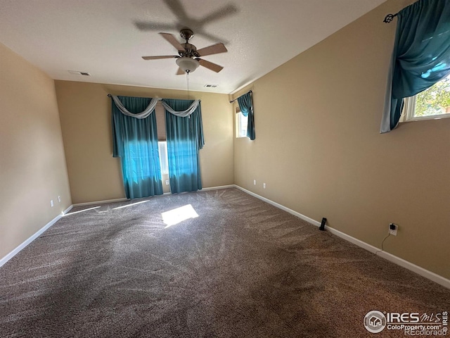 1238 Finch St, Loveland, CO 80537 - spare room featuring ceiling fan and carpet floors