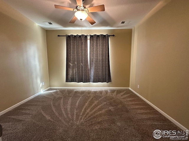 1238 Finch St, Loveland, CO 80537 - carpeted spare room featuring ceiling fan and baseboards