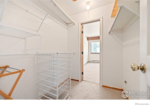 4717 Tantra Dr Unit G, Boulder, CO 80305 - spacious closet featuring carpet flooring and a baseboard radiator