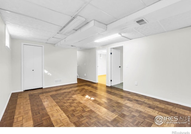 2036 Lexington Ct, Fort Collins, CO 80526 - finished basement with a drop ceiling