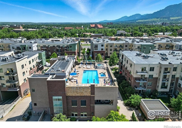 3401 Arapahoe Ave Unit 420, Boulder, CO 80303 - drone / aerial view of mountains