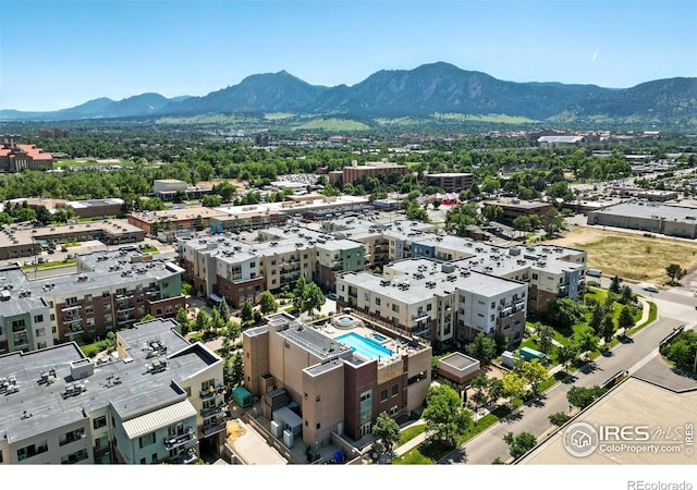 3401 Arapahoe Ave Unit 420, Boulder, CO 80303 - aerial view of mountains