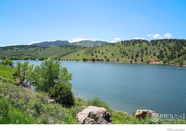 5017 Overhill Dr, Fort Collins, CO 80526 - water view featuring a mountainous background