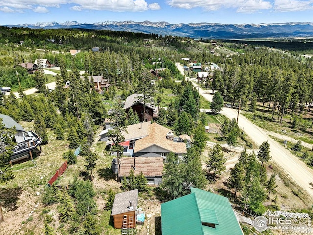 181 County Road 874, Tabernash, CO 80478 - drone / aerial view of a mountainous background and a forest
