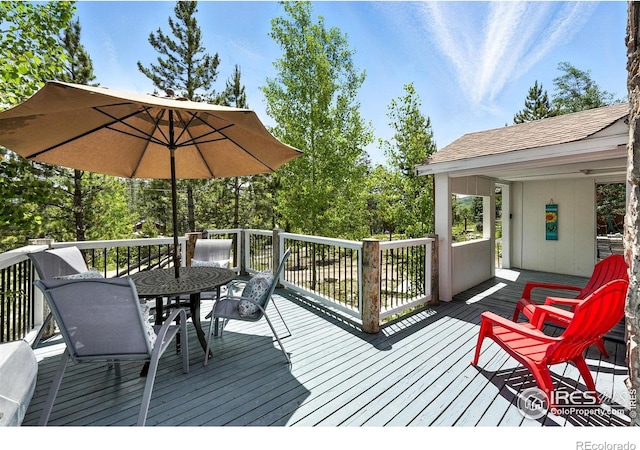 181 County Road 874, Tabernash, CO 80478 - deck featuring outdoor dining space