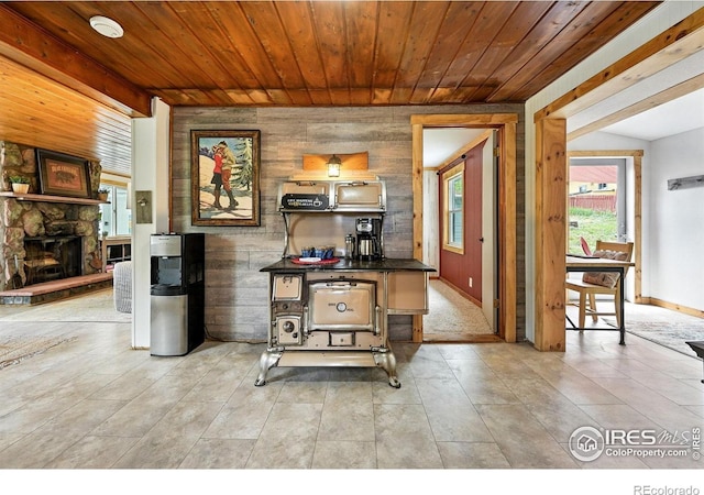 181 County Road 874, Tabernash, CO 80478 - interior space with wooden ceiling and wooden walls