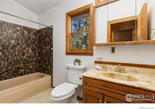 451 Newell Dr, Loveland, CO 80537 - full bath featuring vanity and shower / washtub combination