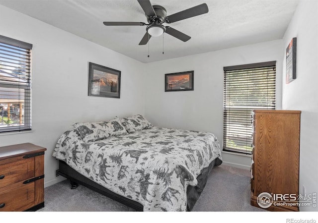607 42nd Ave, Greeley, CO 80634 - bedroom featuring carpet flooring, multiple windows, and a ceiling fan