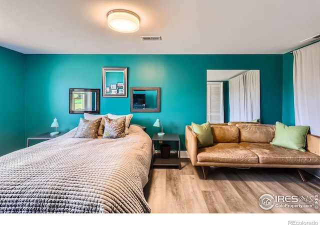 4815 Sugarloaf Rd, Boulder, CO 80302 - bedroom with wood finished floors