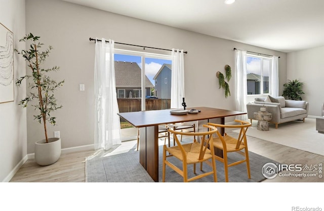 2742 Cooperland Blvd, Berthoud, CO 80513 - dining space with wood finished floors