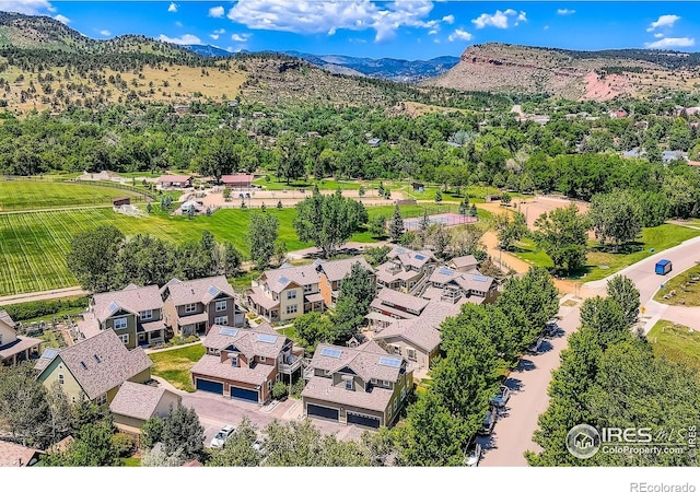 193 2nd Ave Unit A, Lyons, CO 80540 - aerial view of a mountainous background