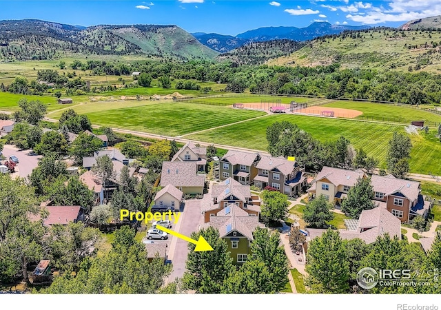 193 2nd Ave Unit A, Lyons, CO 80540 - aerial view of mountains