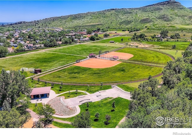 193 2nd Ave Unit A, Lyons, CO 80540 - drone / aerial view of a mountainous background