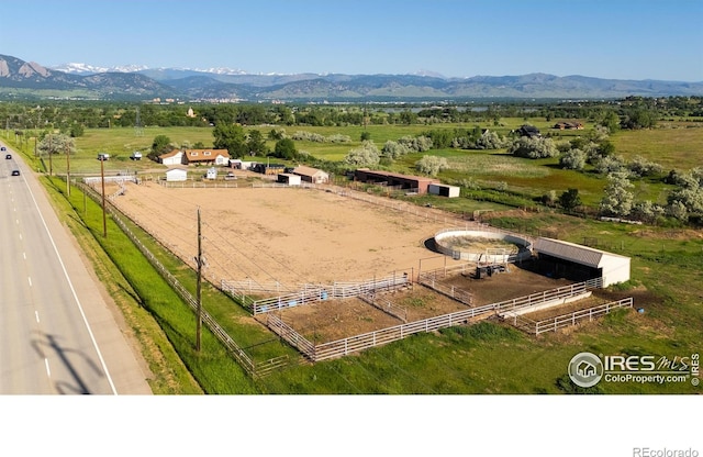 7035 S Boulder Rd, Boulder, CO 80303 - overview of rural landscape with a mountainous background