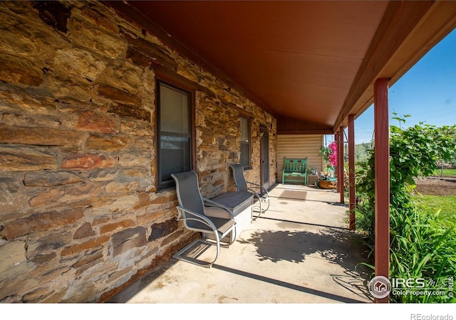 7035 S Boulder Rd, Boulder, CO 80303 - view of covered porch