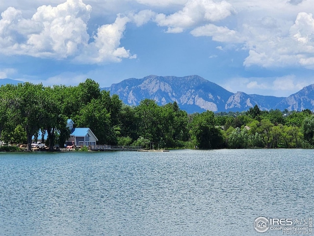 1993 S Fork Dr, Lafayette, CO 80026 - water view with a mountainous background