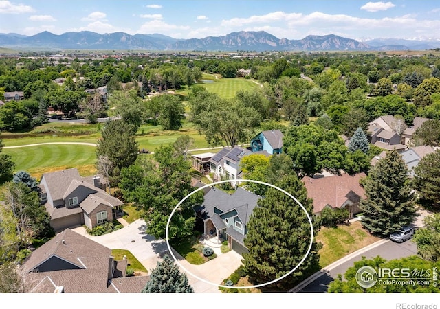 388 Fairfield Ln, Louisville, CO 80027 - aerial view of residential area featuring mountains