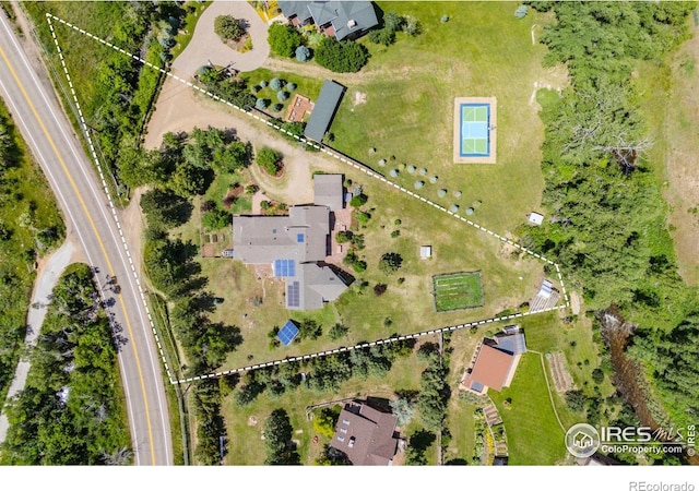 4223 Eldorado Springs Dr, Boulder, CO 80303 - aerial view of property and surrounding area