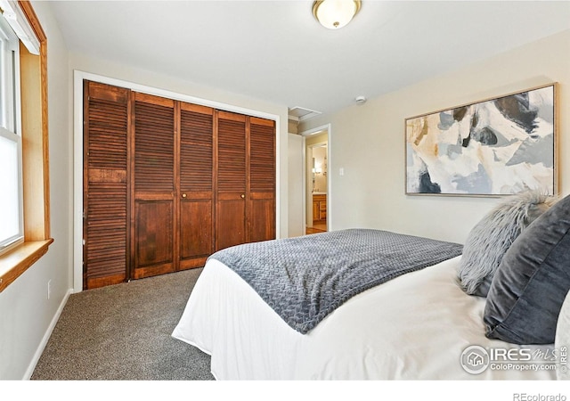 775 Pleasant St, Boulder, CO 80302 - bedroom featuring a closet and carpet