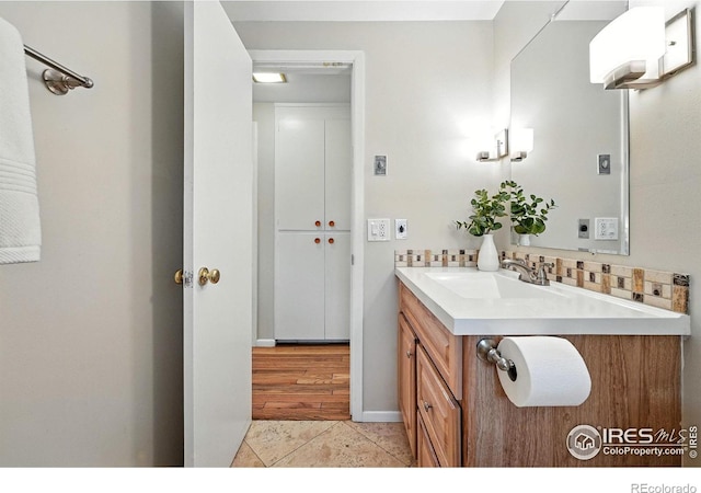 775 Pleasant St, Boulder, CO 80302 - bathroom featuring vanity and tile patterned flooring