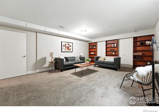 775 Pleasant St, Boulder, CO 80302 - view of carpeted living room