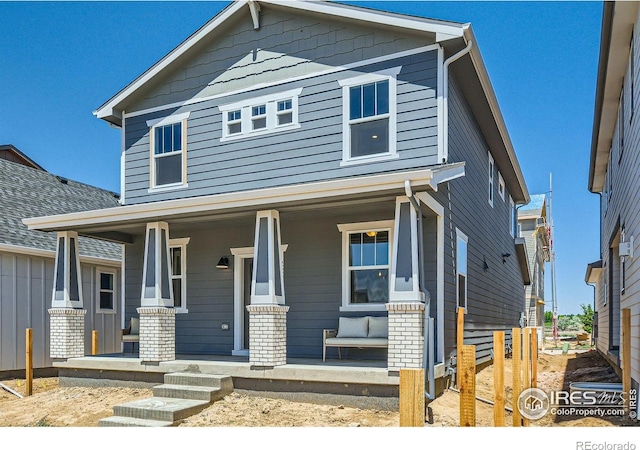 2290 Walbridge Rd, Fort Collins, CO 80524 - view of front facade featuring a porch