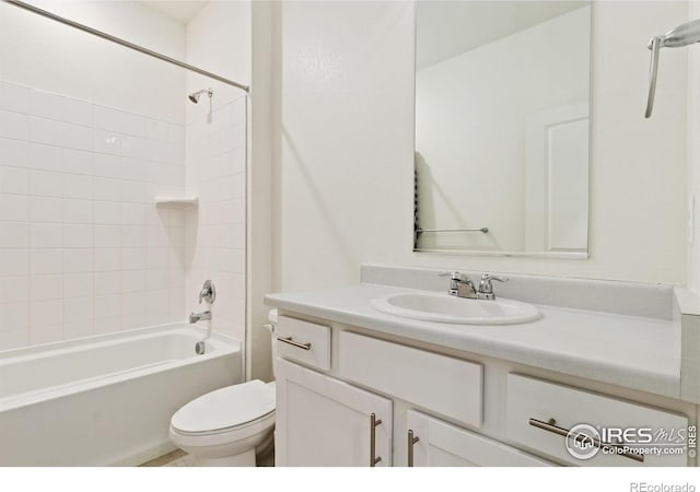 9873 Ceylon St, Commerce City, CO 80022 - full bathroom with vanity and shower / bathtub combination