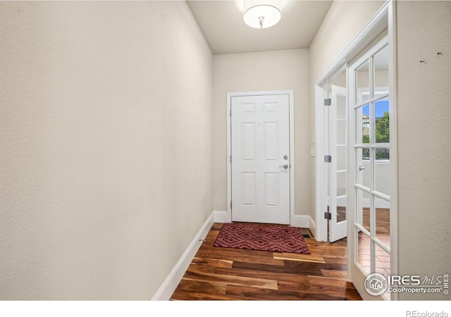 5127 Exploration Ln, Fort Collins, CO 80528 - doorway with wood finished floors and french doors