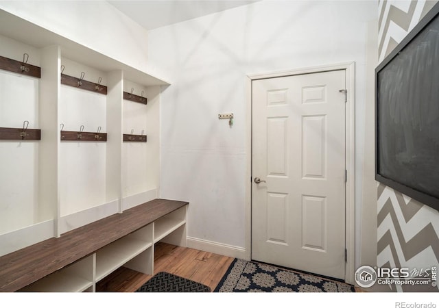 5127 Exploration Ln, Fort Collins, CO 80528 - mudroom featuring wood finished floors and baseboards