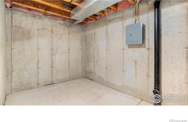 1937 Mahogany Way, Severance, CO 80550 - unfinished below grade area featuring electric panel